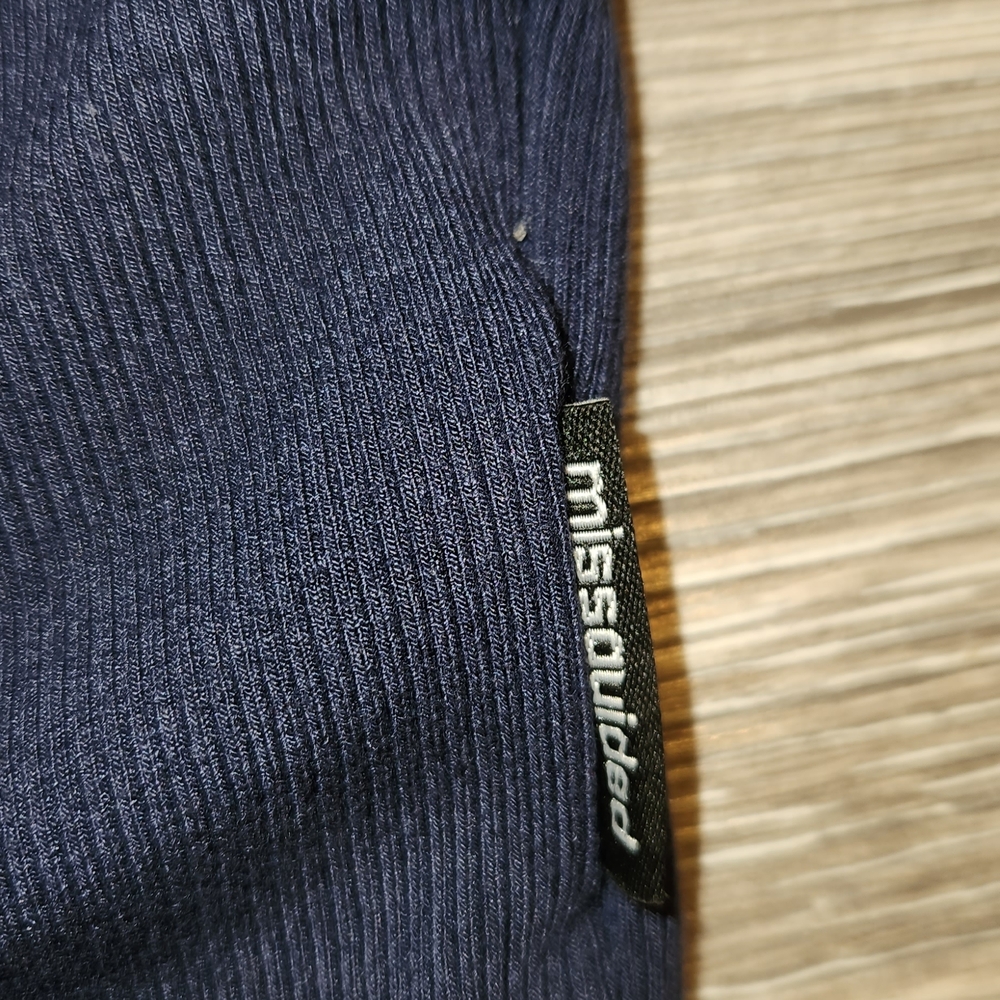 PLAYBOY Womens Polo in Navy and Yellow - Picture 3 of 4